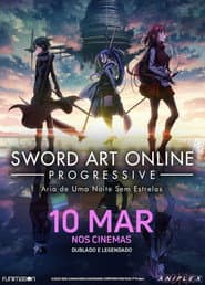 Poster for Sword Art Online Progressive: Ária de uma Noite Sem Estrelas